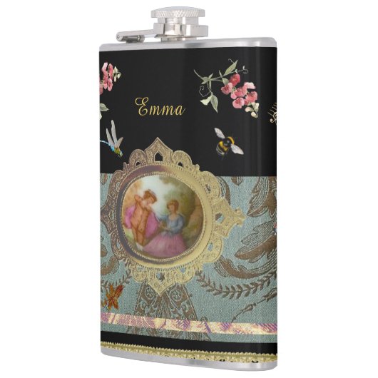 Rococo Magical Garden Flask Heupfles (Links)
