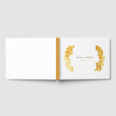 Rococo Marie Antoinette Golden Botanical Crest Gastenboek (Volledig)