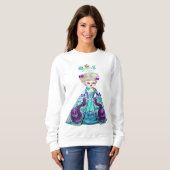 Rococo Marie Antoinette laat hen de mond snoeren Trui (Voorkant volledig)