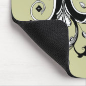 Rococo Monogram Letter B Muismat (Hoek)