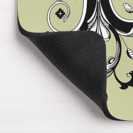 Rococo Monogram Letter B Muismat (Hoek)