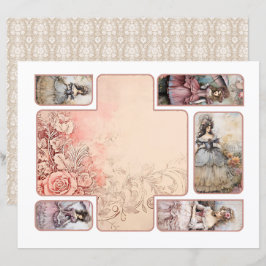 Rococo Opvouwbare Folio Cuttable Scrapbook Papier