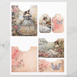 Rococo Opvouwbare Pocket Cuttable Scrapbook Papier