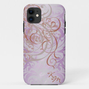Rococo Oranje Monogram Barely Daar Hoesje