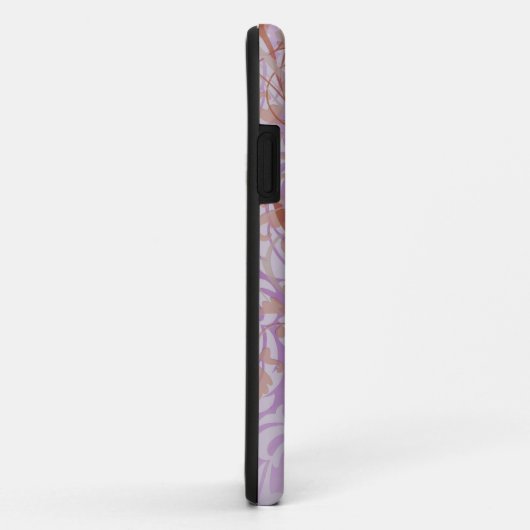 Rococo Oranje Monogram Barely Daar Hoesje (Achterkant/rechts)