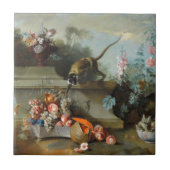 Rococo Painting for the Year of the Monkey Tile Tegeltje (Voorkant)