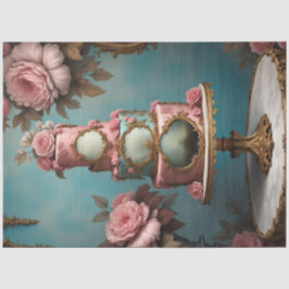 Rococo Parijse Gelaagde Taart 3 Decoupage Papier