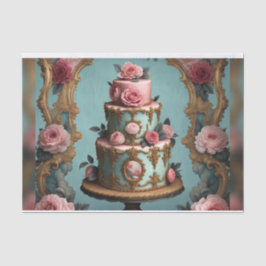 Rococo Parijse Gelaagde Taart 7 Decoupage Papier