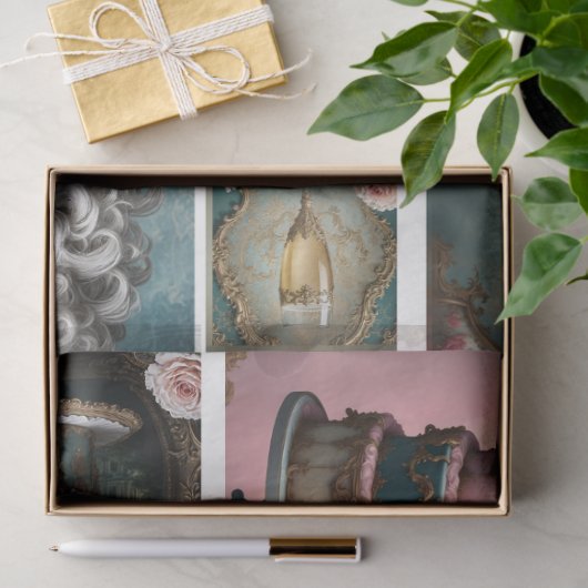 Rococo Parijse Masterboard - Frankrijk - Taart Tissuepapier (Geschenk)