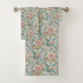 Rococo Pastel Handdoeken Zachte Bloemen voor de Ba (Insitu)