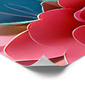 Rococo Pastel Kleur Papier Chihuahua Poster (Hoek)