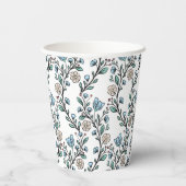 Rococo pattern papieren bekers (Achterkant)