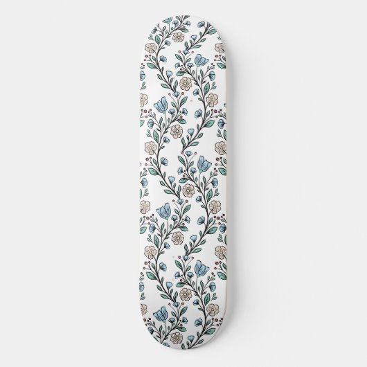 Rococo pattern persoonlijk skateboard (Voorkant)