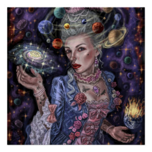 Rococo-planeten Perfect Poster