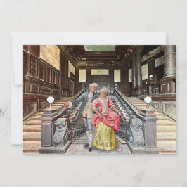 Rococo plattegrond vakantiekaart feestdagenkaart