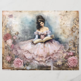 Rococo Prinses Scrapbook Papier