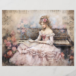 Rococo Prinses Scrapbook Papier