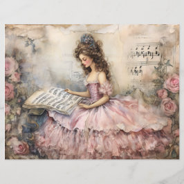 Rococo Prinses Scrapbook Papier