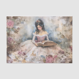 Rococo Prinses Weefsel Pagina Tissuepapier