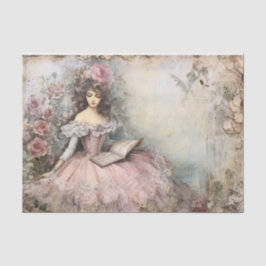 Rococo Prinses Weefsel Pagina Tissuepapier