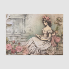 Rococo Prinses Weefsel Pagina Tissuepapier