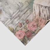 Rococo Prinses Weefsel Pagina Tissuepapier (Detail)