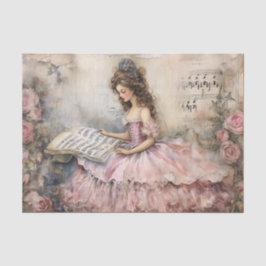 Rococo Prinses Weefsel Pagina Tissuepapier