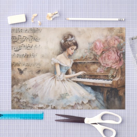 Rococo Prinses Weefsel Pagina Tissuepapier (Craft)