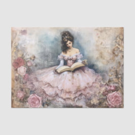 Rococo Prinses Weefsel Pagina Tissuepapier