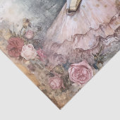 Rococo Prinses Weefsel Pagina Tissuepapier (Detail)