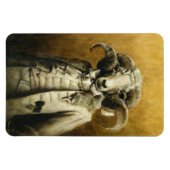 Rococo Ram Flexible Magnet Magneet (Horizontaal)