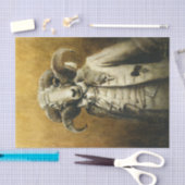 Rococo Ram Tissue Paper Tissuepapier (Craft)