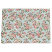 Rococo Revival Cherub Floral Toile Wrapping Paper Groot Cadeauzakje (Voorkant)