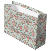 Rococo Revival Cherub Floral Toile Wrapping Paper Groot Cadeauzakje (Voorkant Gekanteld)
