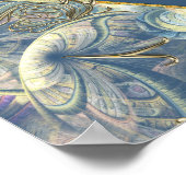 Rococo Rich met Gold Relief & Maskers Poster (Hoek)