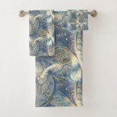 Rococo Rich Pattern-ontwerp met Gold Relief Bad Handdoek (Insitu)