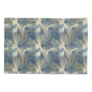Rococo Rich Pattern-ontwerp met Gold Relief Kussensloop