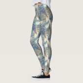 Rococo Rich Pattern-ontwerp met Gold Relief Leggings (Links)