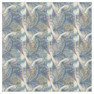 Rococo Rich Pattern-ontwerp met Gold Relief Stof
