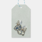 Rococo Rich Pattern-ontwerp met maskers Cadeaulabel (Achterkant)