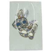 Rococo Rich Pattern-ontwerp met maskers Medium Cadeauzakje (Voorkant)