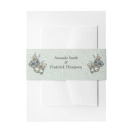 Rococo Rich Pattern-ontwerp met maskers Uitnodigingen Wikkel