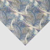 Rococo Rich Romantic Gold Reliefs Tissuepapier (Detail)