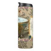 Rococo Romantisch Geschenk Thermokop Thermosbeker (Geroteerd rechts)