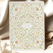 Rococo Roze Bud Floral Nouveau Huwelijk Kaart