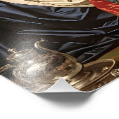 Rococo Secrets: koninklijke schoonheid in een pale Foto Afdruk (Hoek)