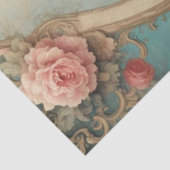 Rococo Skeleton Key Decoupage Papier – Antiek (Detail)