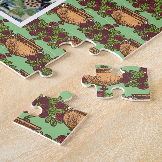 Rococo sprookje prinses horseback legpuzzel (Zijkant)