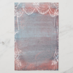 Rococo Style French Blue & Pink Briefpapier