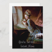 Rococo Style Kaart (Voorkant / Achterkant)